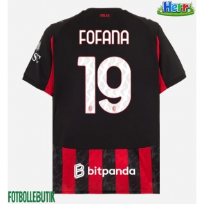 AC Milan Youssouf Fofana #19 Hemmatröja 2025-26 Kortärmad